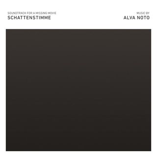 Alva Noto — SCHATTENSTIMME (Two Soundtracks for a Missing Movie - Part 2) LP vinyl cover