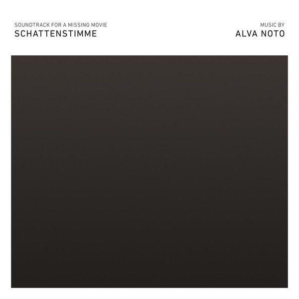 Alva Noto — SCHATTENSTIMME (Two Soundtracks for a Missing Movie - Part 2) LP vinyl cover