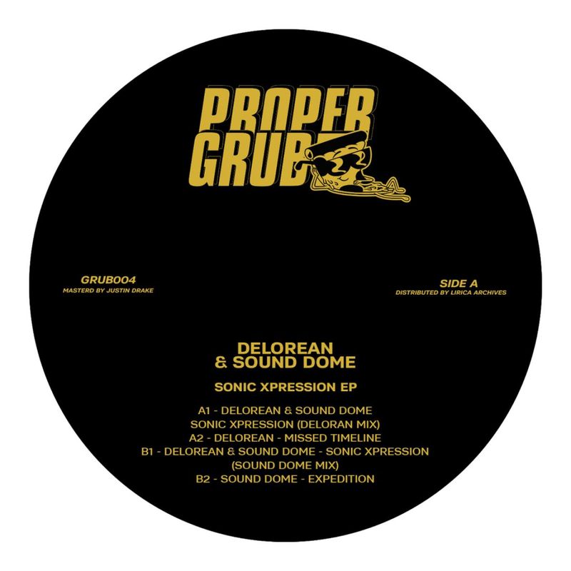 Delorean, Sound Dome — Sonic Xpression EP vinyl cover