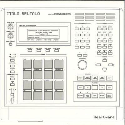 Italo Brutalo — Heartware LP 2x12" vinyl cover