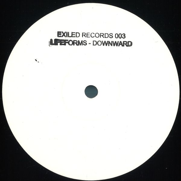 Exiled003 — DOWNWARD EP vinyl cover