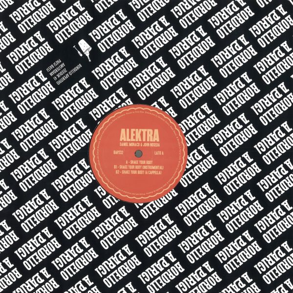 Alektra — SHAKE YOUR BODY vinyl cover