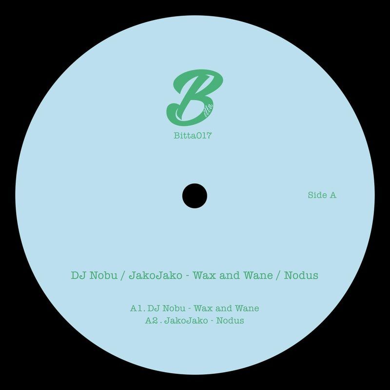 DJ Nobu, JakoJako — Wax and Wane / Nodus vinyl cover