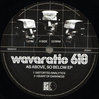 Waveratio 618, Former Being — As Above, So Below EP vinyl cover