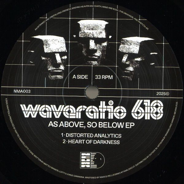 Waveratio 618, Former Being — As Above, So Below EP vinyl cover