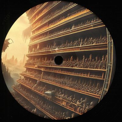 Merzbow, Pedro Vian — The Roof of the World / A Wheel of Mani vinyl cover