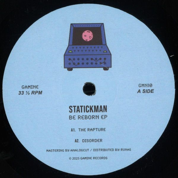 Statickman — Be Reborn EP vinyl cover
