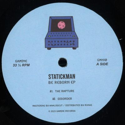 Statickman — Be Reborn EP vinyl cover