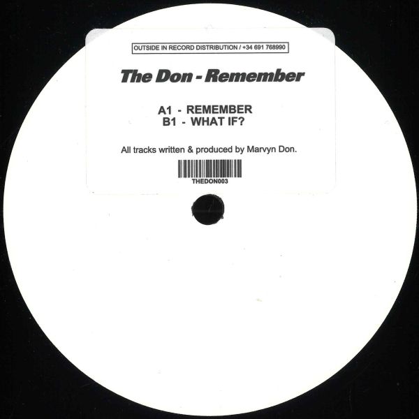 The Don — Remember vinyl cover