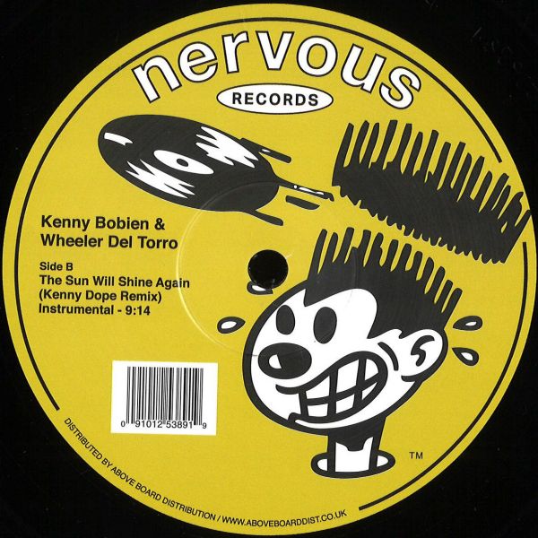 Kenny Bobien, Wheeler Del Torro — The Sun Will Shine Again (Kenny Dope Remix) vinyl cover