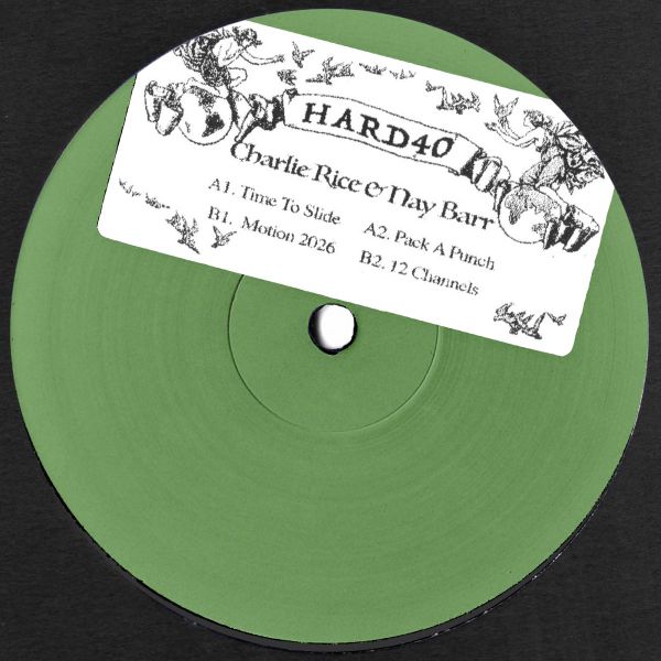 Charlie Rice, Nay Barr — HARD40 vinyl cover