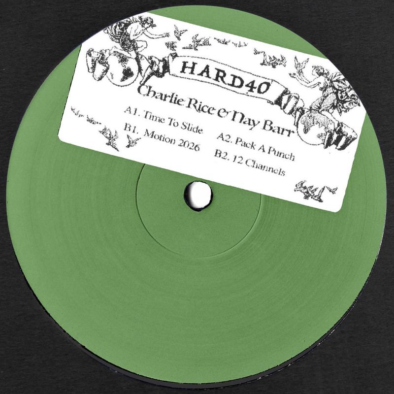 Charlie Rice, Nay Barr — HARD40 vinyl cover