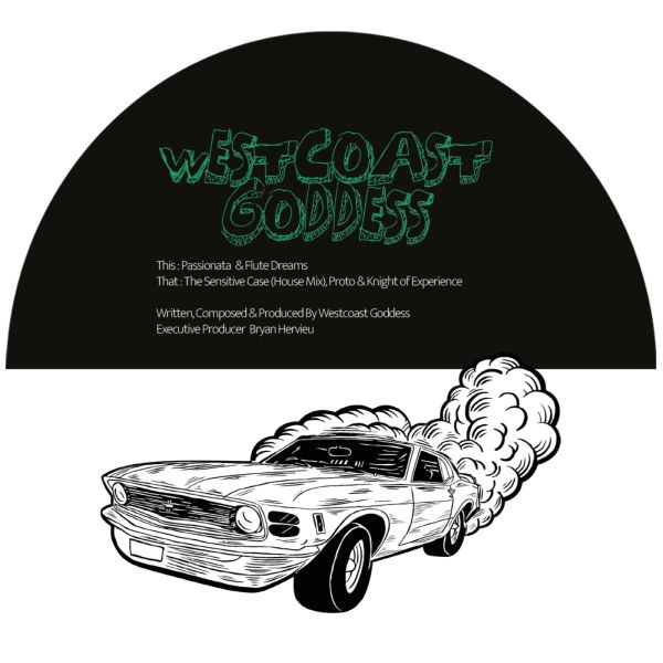 Westcoast Goddess — Flute Dreams vinyl cover