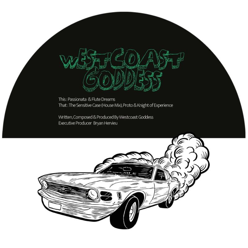Westcoast Goddess — Flute Dreams vinyl cover