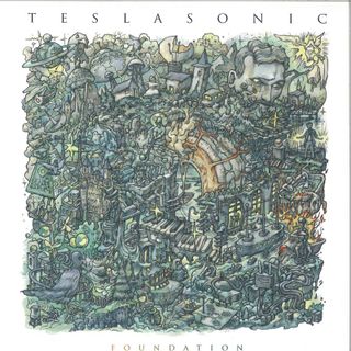 Teslasonic — Foundation LP vinyl cover