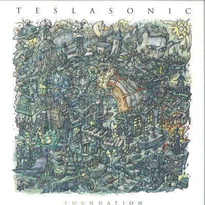 Teslasonic — Foundation LP vinyl cover