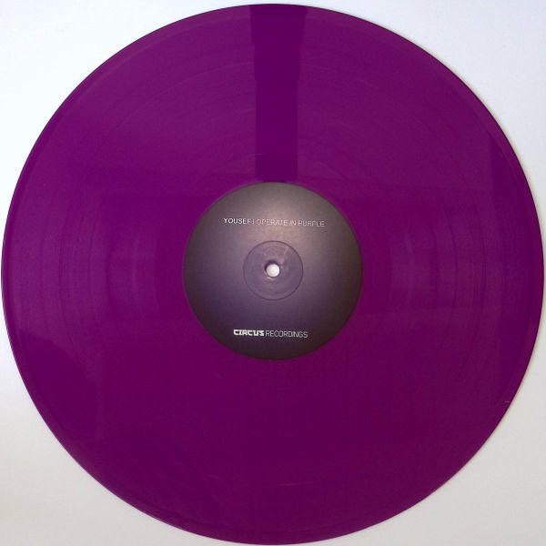 Yousef — I Operate In Purple - Album Sampler LP vinyl cover