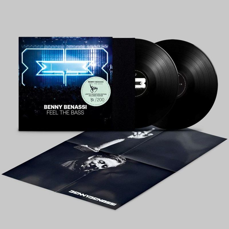 Benny Benassi — Feel The Bass LP 2x12" vinyl cover