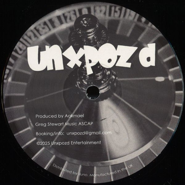 DJ Aakmael — Numbers Game EP vinyl cover