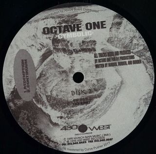 Octave One — Cymbolic Ep 2x12" vinyl cover