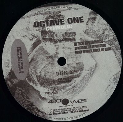 Octave One — Cymbolic Ep 2x12" vinyl cover