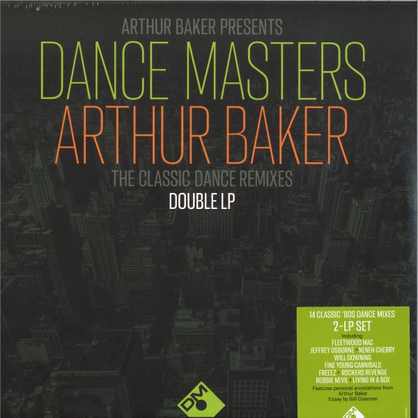 Various — Arthur Baker Presents Dance Masters LP (2x12") vinyl cover