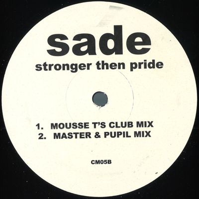 Sade — Love Is Stronger Than Pride (House Mixes) vinyl cover