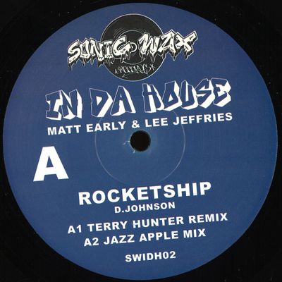 Terry Hunter, Matt Early, Lee Jeffries — Rocketship vinyl cover