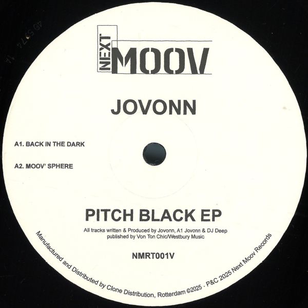 Jovonn — Pitch Black EP vinyl cover