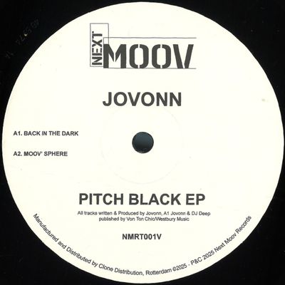 Jovonn — Pitch Black EP vinyl cover