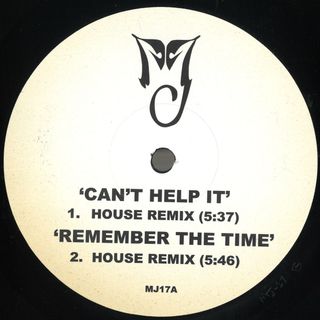 Mj — Can't Help It / Remember The Time / Butterflies (Remixes) vinyl cover
