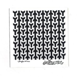 Muslimgauze — Single #Three (7") vinyl cover