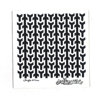 Muslimgauze — Single #Three (7") vinyl cover