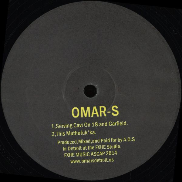 Omar S — Annoying Mumbling Alkaholik vinyl cover