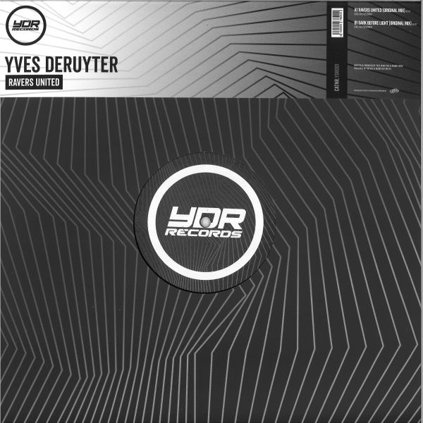 Yves Deruyter — RAVERS UNITED vinyl cover