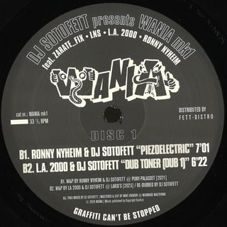 Dj Sotofett — WANIA mk1 (2x12") vinyl cover