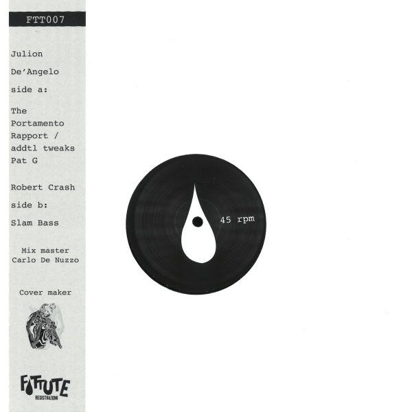 Julion De’Angelo, Robert Crash — THE PORTAMENTO RAPPORT / SLAM BASS vinyl cover