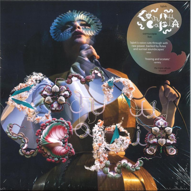 BjÖRk — CORNUCOPIA : LIVE LP 3x12" vinyl cover