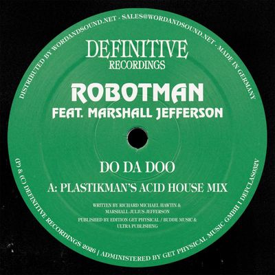 Robotman, Marshall Jefferson — Do Da Doo Rmx vinyl cover