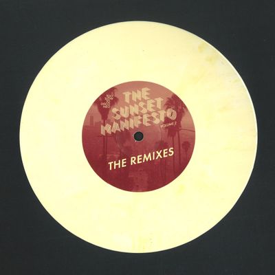 The Sunset Manifesto — Volume 2 - The Remixes 7" vinyl cover