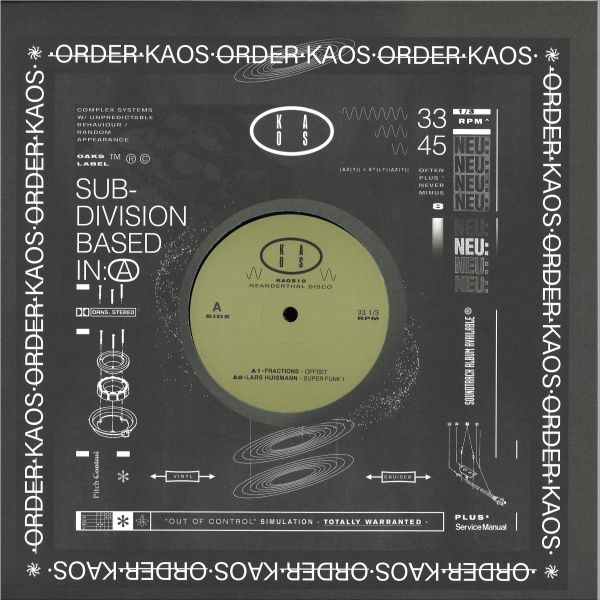 Various — Neanderthal Disco vinyl cover