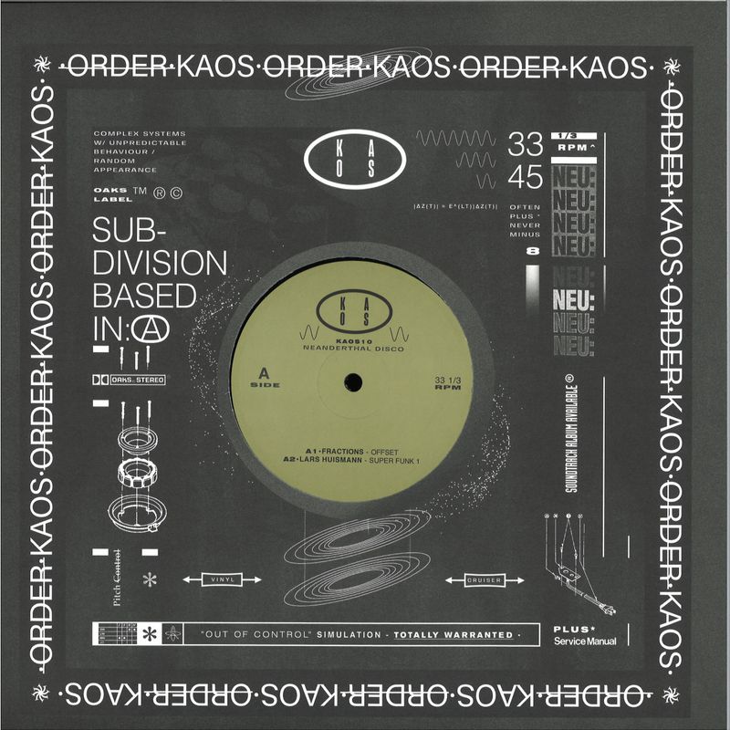 Various — Neanderthal Disco vinyl cover
