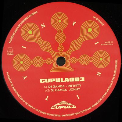 Dj Gamba — Infinity vinyl cover