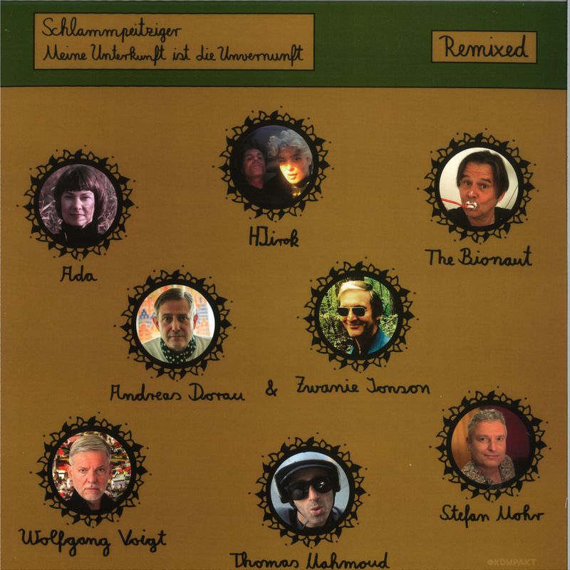 Schlammpeitziger — Meine Unterkunft ist die Unvernunft Remixed vinyl cover