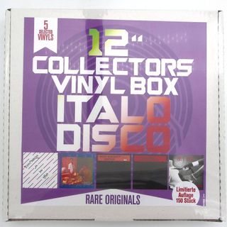 Various — 12" Collector's Vinyl Box: Italo Disco LP 5x12" vinyl cover