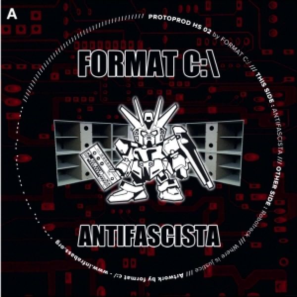 Format C, Zebes Omega — Antifascista vinyl cover