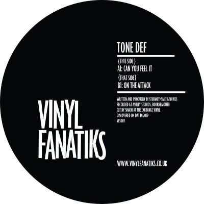 Tone Def — Can you feel it / On the attack vinyl cover