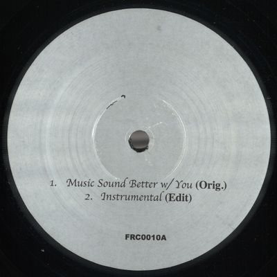 Stardust, Pepe Bradock — Music Sounds Better With You / Burnin' vinyl cover