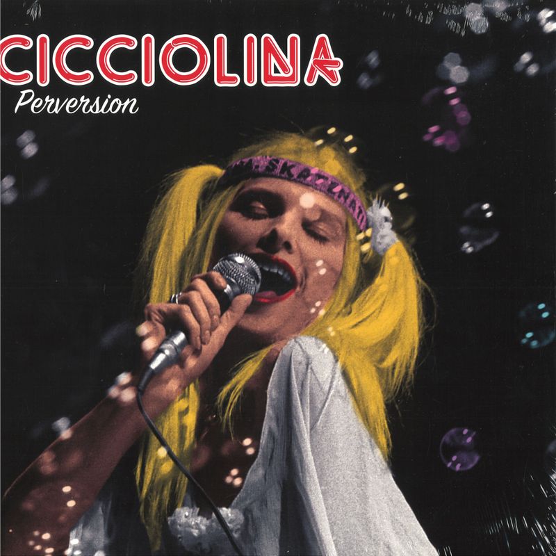 Cicciolina — PERVERSION LP vinyl cover