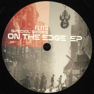 Flits — On The Edge EP vinyl cover